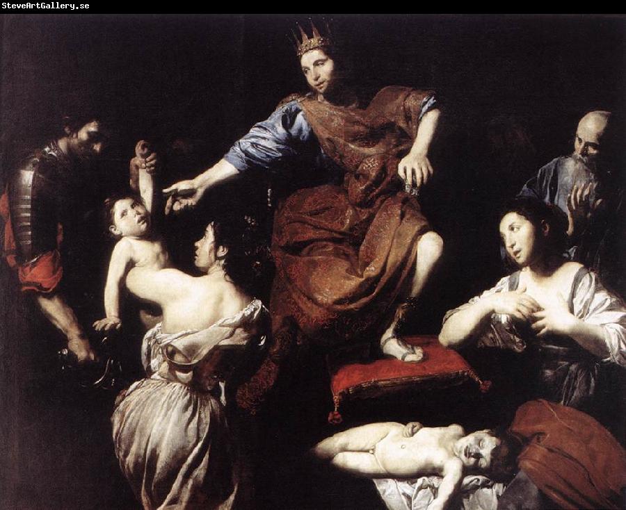 VALENTIN DE BOULOGNE The Judgment of Solomon  at